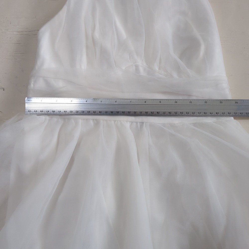 Hello Molly Halter Tulle Mini Dress Large 8 Bridal Wedding Party NWT - Picture 11 of 11